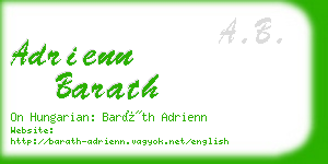 adrienn barath business card